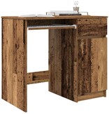 VidaXL Bureau 86x49x76 cm spaanplaat oud hout