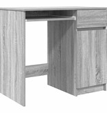 VidaXL Bureau 86x49x76 cm spaanplaat grijs sonoma