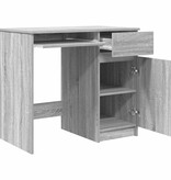 VidaXL Bureau 86x49x76 cm spaanplaat grijs sonoma