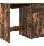 VidaXL Bureau 86x49x76 cm spaanplaat gerookt eikenkleurig