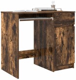 VidaXL Bureau 86x49x76 cm spaanplaat gerookt eikenkleurig