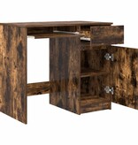 VidaXL Bureau 86x49x76 cm spaanplaat gerookt eikenkleurig