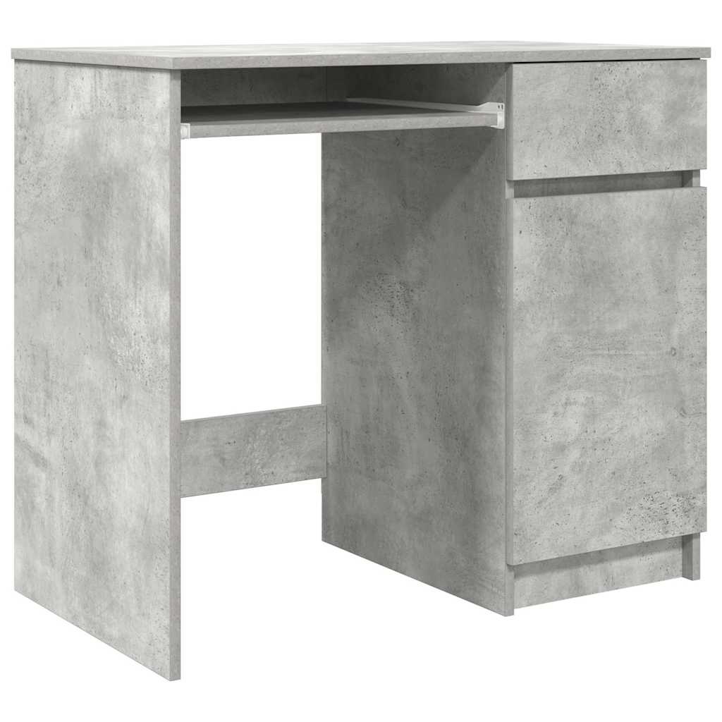 VidaXL Bureau 86x49x76 cm spaanplaat betongrijs