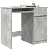 VidaXL Bureau 86x49x76 cm spaanplaat betongrijs