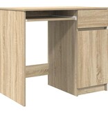 VidaXL Bureau 86x49x76 cm spaanplaat sonoma eikenkleurig