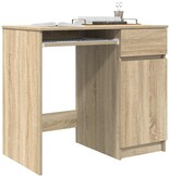 VidaXL Bureau 86x49x76 cm spaanplaat sonoma eikenkleurig