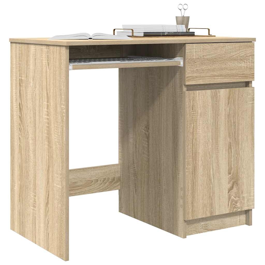 VidaXL Bureau 86x49x76 cm spaanplaat sonoma eikenkleurig