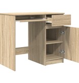 VidaXL Bureau 86x49x76 cm spaanplaat sonoma eikenkleurig