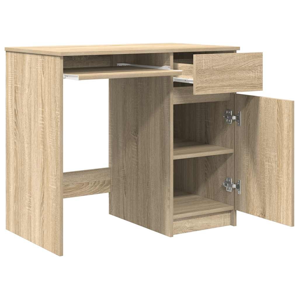 VidaXL Bureau 86x49x76 cm spaanplaat sonoma eikenkleurig
