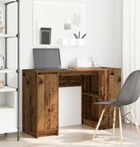 VidaXL Bureau 120x42x76 cm spaanplaat oud hout