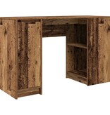 VidaXL Bureau 120x42x76 cm spaanplaat oud hout