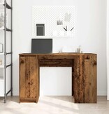 VidaXL Bureau 120x42x76 cm spaanplaat oud hout