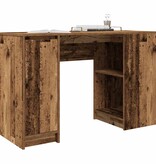 VidaXL Bureau 120x42x76 cm spaanplaat oud hout