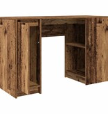 VidaXL Bureau 120x42x76 cm spaanplaat oud hout