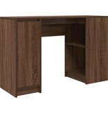 VidaXL Bureau 120x42x76 cm spaanplaat bruin eikenkleurig