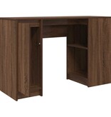 VidaXL Bureau 120x42x76 cm spaanplaat bruin eikenkleurig