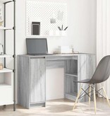 VidaXL Bureau 120x42x76 cm spaanplaat grijs sonoma