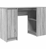 VidaXL Bureau 120x42x76 cm spaanplaat grijs sonoma