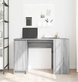 VidaXL Bureau 120x42x76 cm spaanplaat grijs sonoma