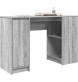 VidaXL Bureau 120x42x76 cm spaanplaat grijs sonoma