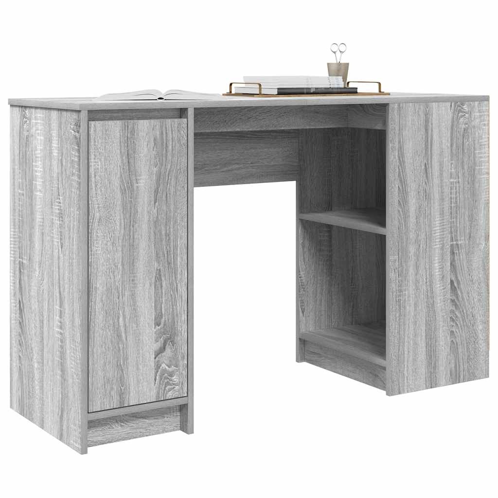 VidaXL Bureau 120x42x76 cm spaanplaat grijs sonoma