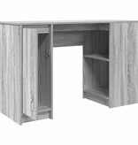 VidaXL Bureau 120x42x76 cm spaanplaat grijs sonoma