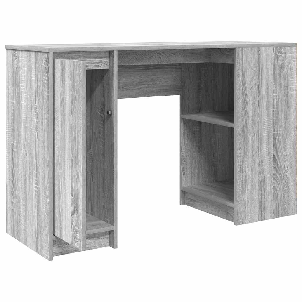 VidaXL Bureau 120x42x76 cm spaanplaat grijs sonoma