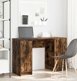 VidaXL Bureau 120x42x76 cm spaanplaat gerookt eikenkleurig
