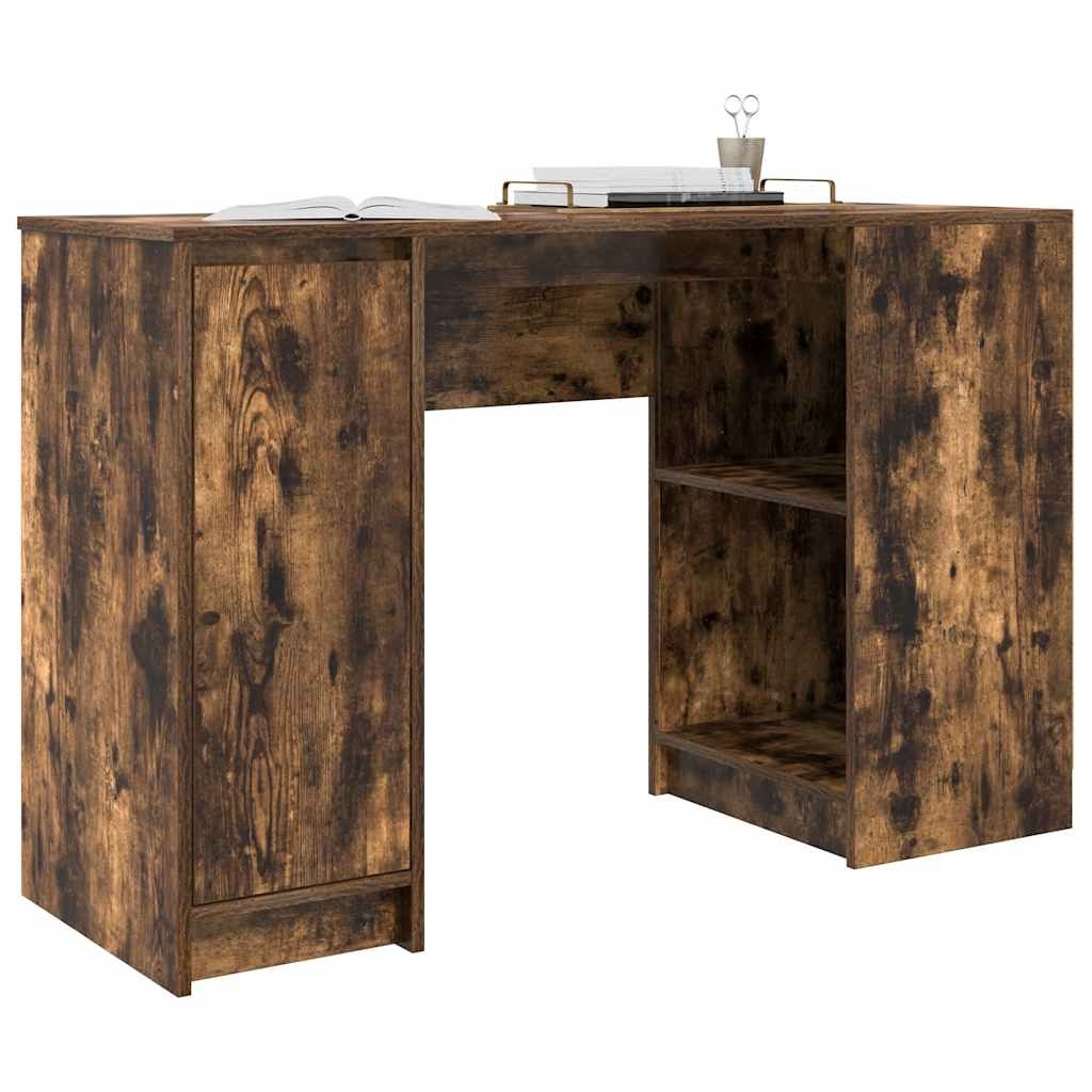 VidaXL Bureau 120x42x76 cm spaanplaat gerookt eikenkleurig