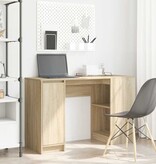 VidaXL Bureau 120x42x76 cm spaanplaat sonoma eikenkleurig