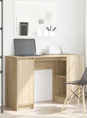 VidaXL Bureau 120x42x76 cm spaanplaat sonoma eikenkleurig