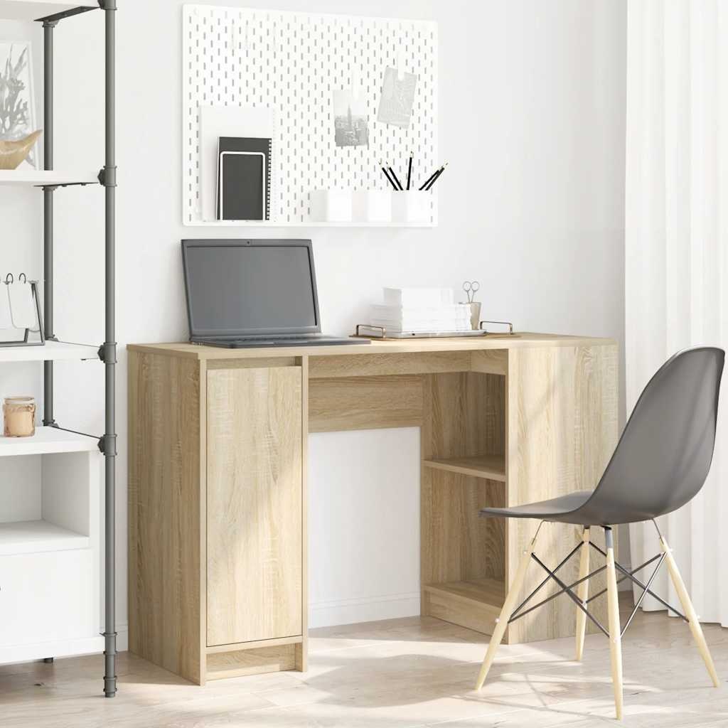 VidaXL Bureau 120x42x76 cm spaanplaat sonoma eikenkleurig