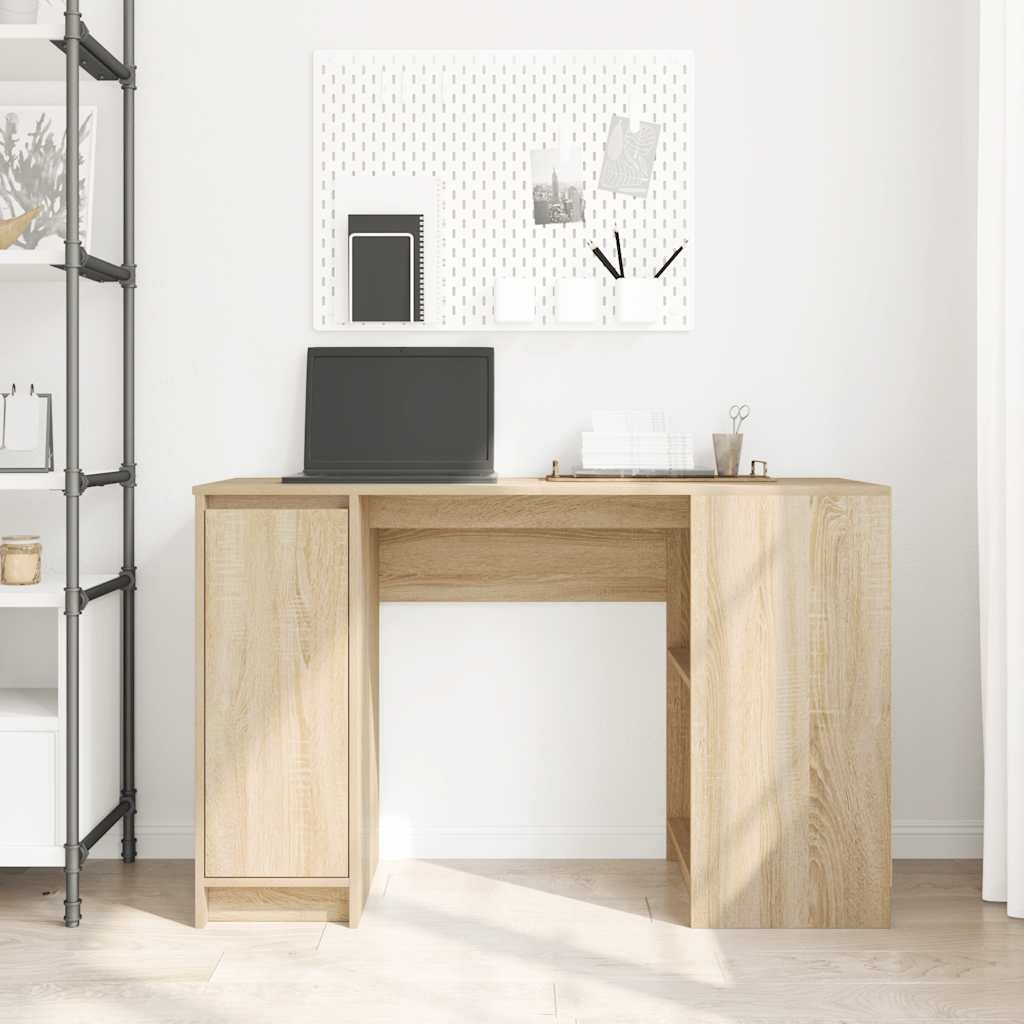 VidaXL Bureau 120x42x76 cm spaanplaat sonoma eikenkleurig