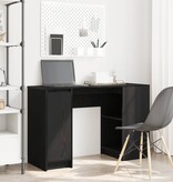 VidaXL Bureau 120x42x76 cm spaanplaat zwart eikenkleurig