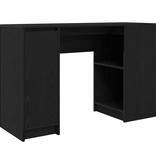 VidaXL Bureau 120x42x76 cm spaanplaat zwart eikenkleurig
