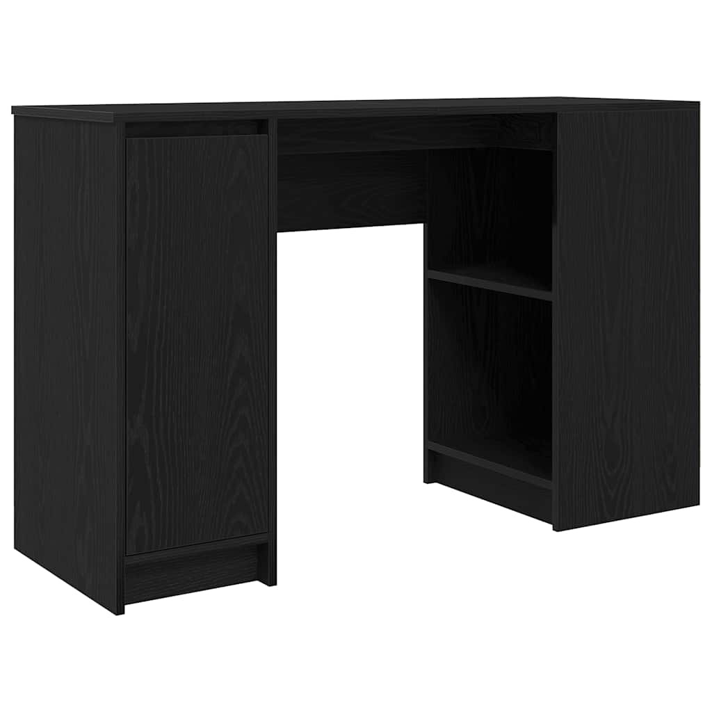 VidaXL Bureau 120x42x76 cm spaanplaat zwart eikenkleurig