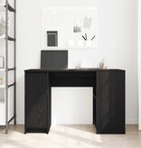 VidaXL Bureau 120x42x76 cm spaanplaat zwart eikenkleurig