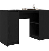 VidaXL Bureau 120x42x76 cm spaanplaat zwart eikenkleurig