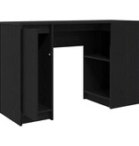 VidaXL Bureau 120x42x76 cm spaanplaat zwart eikenkleurig