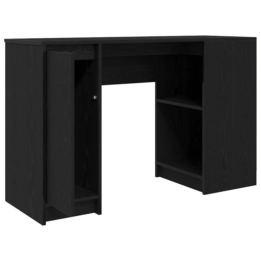 VidaXL Bureau 120x42x76 cm spaanplaat zwart eikenkleurig