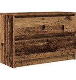 VidaXL Tv-meubel 80x35x54 cm spaanplaat oud hout
