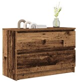 VidaXL Tv-meubel 80x35x54 cm spaanplaat oud hout