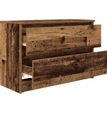 VidaXL Tv-meubel 80x35x54 cm spaanplaat oud hout