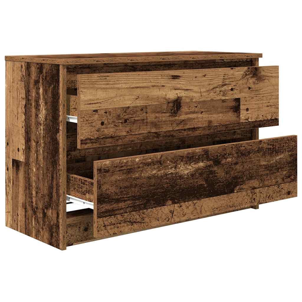 VidaXL Tv-meubel 80x35x54 cm spaanplaat oud hout