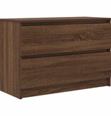 VidaXL Tv-meubel 80x35x54 cm spaanplaat bruin eikenkleurig