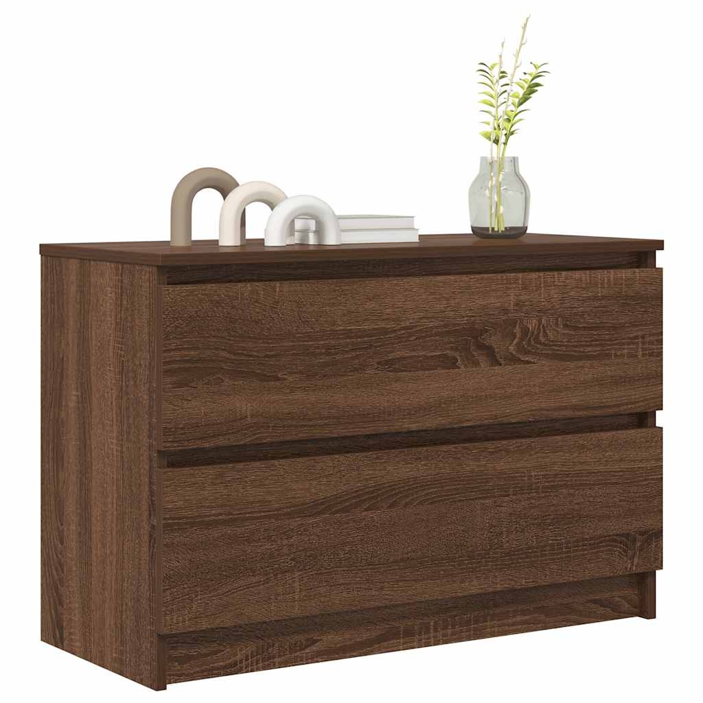 VidaXL Tv-meubel 80x35x54 cm spaanplaat bruin eikenkleurig