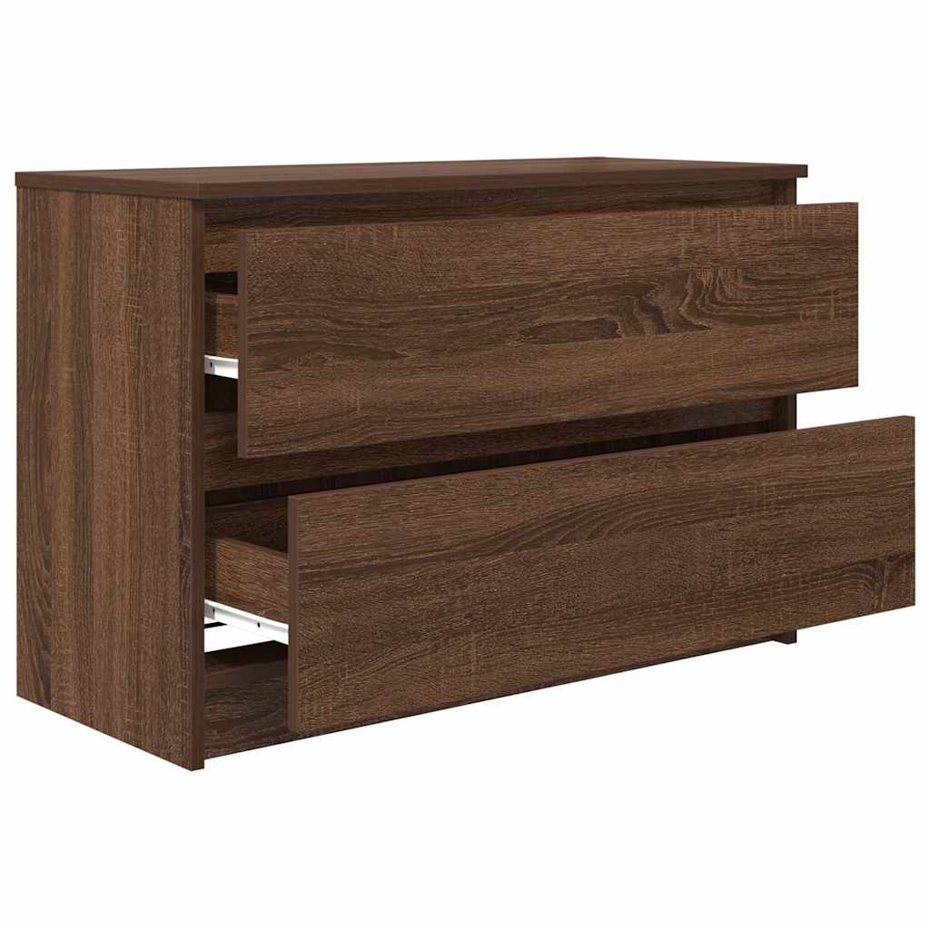 VidaXL Tv-meubel 80x35x54 cm spaanplaat bruin eikenkleurig