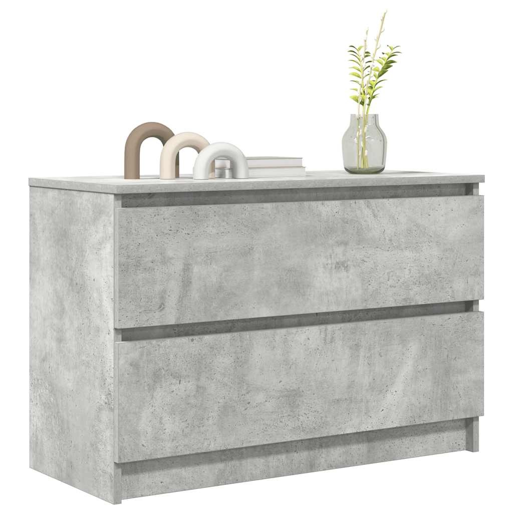 VidaXL Tv-meubel 80x35x54 cm spaanplaat betongrijs