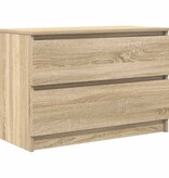 VidaXL Tv-meubel 80x35x54 cm spaanplaat sonoma eikenkleurig