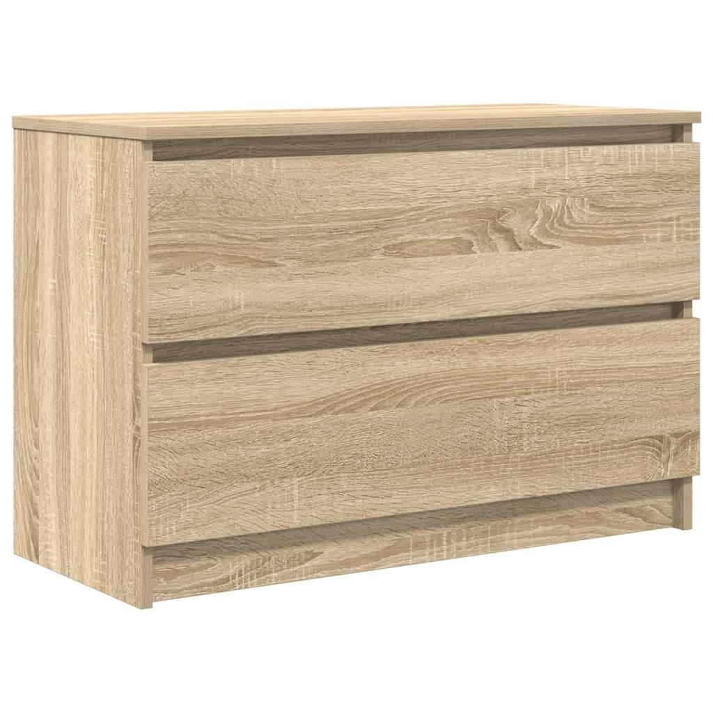 VidaXL Tv-meubel 80x35x54 cm spaanplaat sonoma eikenkleurig